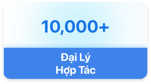 10.000+ đại lý hợp tác